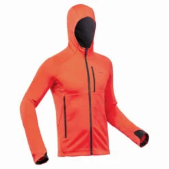 Quechua Fleecejacke Herren Wandern Mit Kapuze - MH520 Grün -Quechua Magasin fleecejacke herren wandern mit kapuze mh520 rot