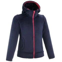 Quechua Fleecejacke Kinder Mädchen Gr. 122-170 Warm Winterwandern - MH500 Blau