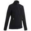 Quechua Fleecejacke Wandern Damen- MH120 Schwarz -Quechua Magasin fleecejacke wandern damen mh120 schwarz