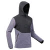 Quechua Fleecepullover Bergwandern MH500 Hoodie Warm Herren Violett 2 Quechua Fleecepullover Bergwandern MH500 Hoodie Warm Herren Violett -Quechua Magasin fleecepullover bergwandern mh500 hoodie warm herren violett
