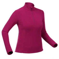 Quechua Fleecepullover Damen Wandern - MH100 Rosa