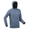 Quechua Fleecepullover Hoodie Herren Bergwandern - MH100 Blau -Quechua Magasin fleecepullover hoodie herren bergwandern mh100 blau