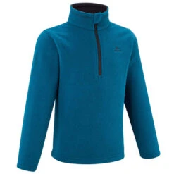 Quechua Fleecepullover Wandern MH100 Kleinkinder Gr. 92–116 Marineblau -Quechua Magasin fleecepullover kinder jungen gr 92116 mh100 blau 1