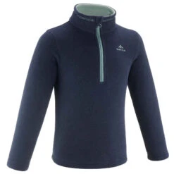 Quechua Fleecepullover Wandern MH100 Kleinkinder Gr. 92–116 Marineblau