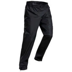 Quechua Regenhose Herren Wasserdicht Leicht - MH500 Schwarz