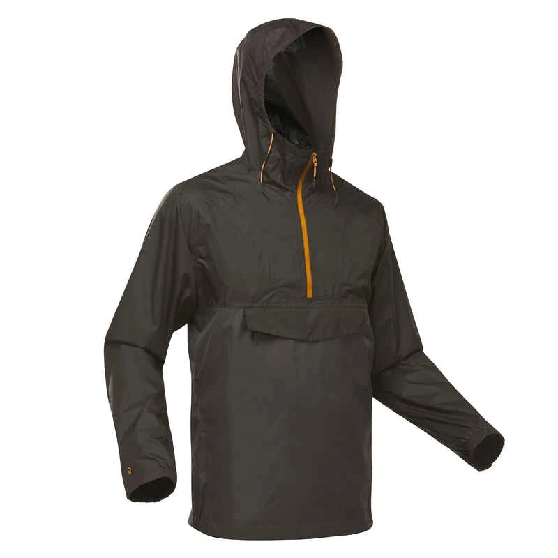 Quechua Regenjacke Herren Wasserdicht Wandern - NH150 Schwarzgrau 3 Quechua Regenjacke Herren Wasserdicht Wandern - NH150 Schwarzgrau