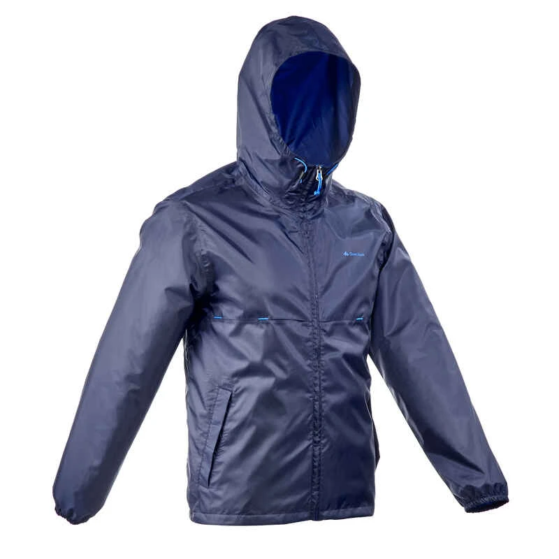 Quechua Regenjacke Herren Winddicht Wasserabweisend Wandern - Raincut Marineblau 3 Quechua Regenjacke Herren Winddicht Wasserabweisend Wandern - Raincut Marineblau