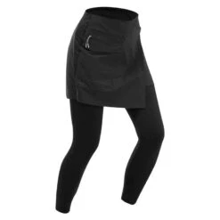 Quechua Rock Mit Leggings Damen - NH500 Schwarz