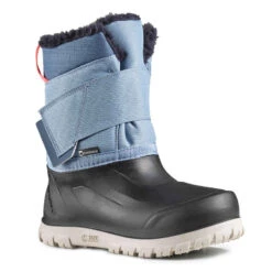 Quechua Schneestiefel Winterwandern SH500 X-Warm Wasserdicht Kinder Gr. 24–38 Schwarz