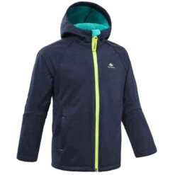 Quechua Softshelljacke Bergwandern MH550 Kleinkinder Gr. 92–116 Marineblau