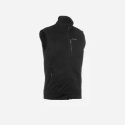 Quechua Softshellweste Trek 100 Herren Schwarz