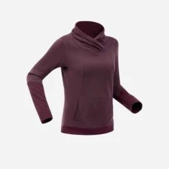 Quechua Magasin -Quechua Magasin sweatshirt naturwandern nh100 damen bordeaux