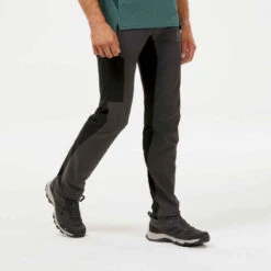 Quechua Wanderhose Herren Bergwandern - MH500 Schwarz/grau