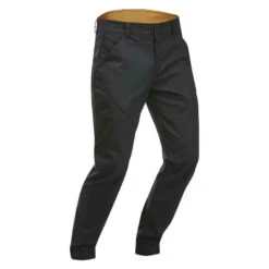 Quechua Wanderhose Naturwandern NH500 Slim Herren Schwarz