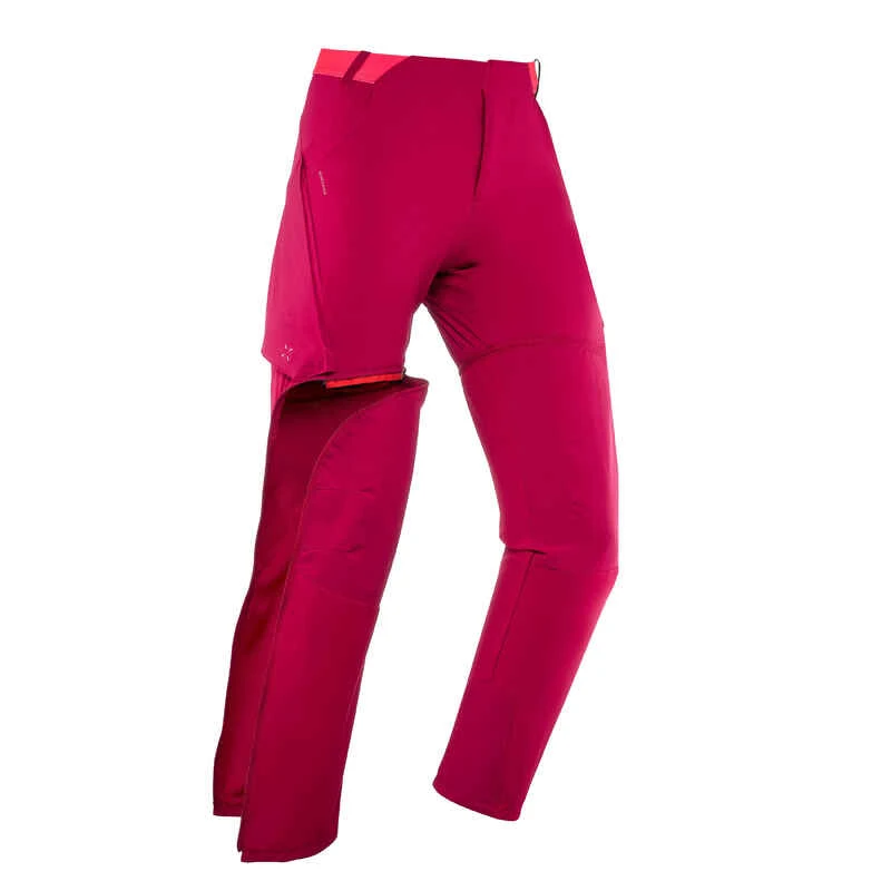 Quechua Wanderhose Zip-Off-Hose Kinder Gr. 122–170 - MH500 Rot 3 Quechua Wanderhose Zip-Off-Hose Kinder Gr. 122–170 - MH500 Rot