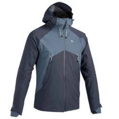 Quechua Wanderjacke Herren Wasserdicht Leicht - MH500 Blau