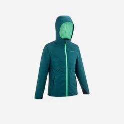 Quechua Wanderjacke Kinder Bergwandern MH500 Wasserdicht Gr. 122–170 Blau -Quechua Magasin wanderjacke kinder wasserdicht gr 122 170 mh500 grun