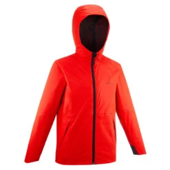 Quechua Wanderjacke Kinder Wasserdicht - MH500 Gr. 122–170 Rot