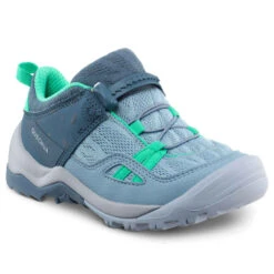 Quechua Wanderschuhe Crossrock Schnellschnürung Kinder Gr. 28–34 Hellblau