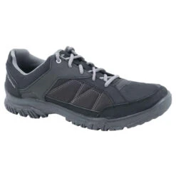 Quechua Wanderschuhe Herren - NH100 Schwarz
