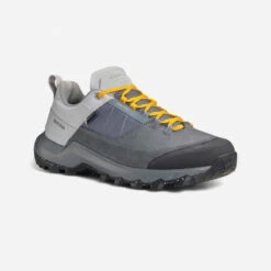 Quechua Wanderschuhe Herren Niedrig Wasserdicht Bergwandern - MH500 Grau
