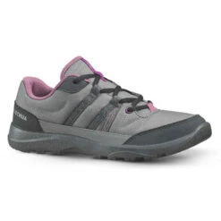 Quechua Wanderschuhe Naturwandern NH100 Damen Grau