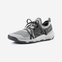 Quechua Wanderschuhe Naturwandern NH500 Fresh Atmungsaktiv Herren Graublau