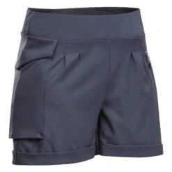 Quechua Wandershorts Damen Regular - NH500 marineblau