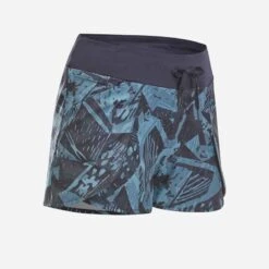 Quechua Wandershorts Damen Slim - NH500 Blau