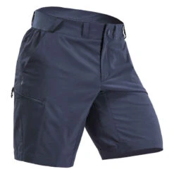 Quechua Wandershorts Herren - MH100 Schwarz -Quechua Magasin wandershorts herren bergwandern mh100 blau