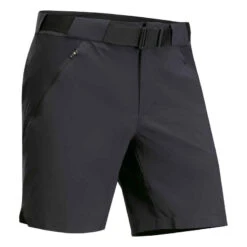 Quechua Wandershorts Herren Kurz - MH500 Schwarz