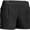 Quechua Wandershorts Speed Hiking FH500 Damen Schwarz -Quechua Magasin wandershorts speed hiking fh500 damen schwarz