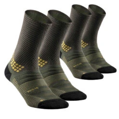 Quechua Wandersocken Hike 900 Hoch 2 Paar Khaki