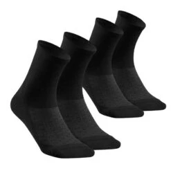 Quechua Wandersocken Hoch - Hike 100 - 2 Paar Marineblau -Quechua Magasin wandersocken hoch hike 100 2 paar schwarz