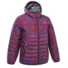 Quechua Wattierte Jacke Winterwandern MH500 Kinder Gr. 122–170 Violett Bedruckt -Quechua Magasin wattierte jacke winterwandern mh500 kinder gr 122170 violett bedruckt