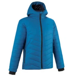 Quechua Wattierte Wanderjacke Kinder Gr. 122–170 - Blau
