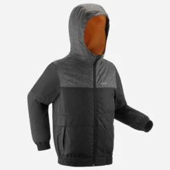 Quechua Winterjacke Kinder SH100 X-Warm Wasserdicht -3,5 °C Winterwandern Gr. 122–170 Schwarz
