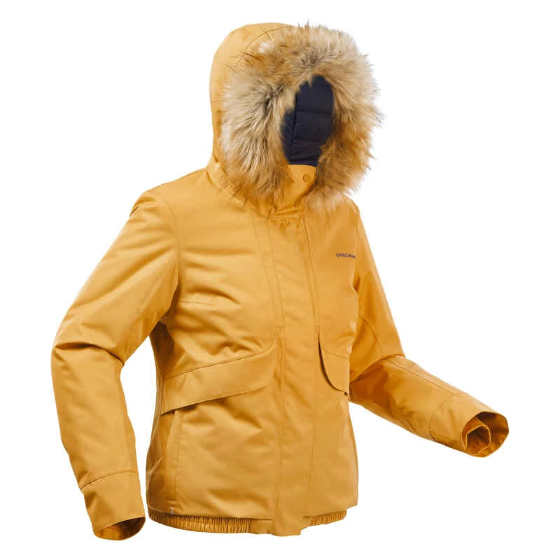 Quechua Winterjacke Kurzjacke Damen Wasserdicht Winterwandern - SH100 X-Warm -8 °C 4 Quechua Winterjacke Kurzjacke Damen Wasserdicht Winterwandern - SH100 X-Warm -8 °C – Bild 2