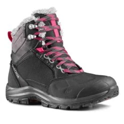 Quechua Winterschuhe Winterwandern SH520 Halbhoch X-Warm Wasserdicht Damen