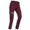 Quechua Zip-Off-Hose Damen Bergwandern - MH550 Bordeaux -Quechua Magasin zip off hose damen bergwandern mh550 bordeaux